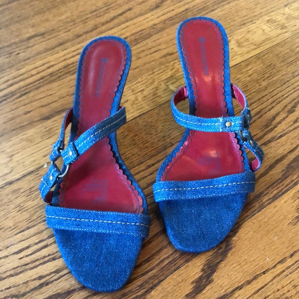 Naturalized Denim Sandals